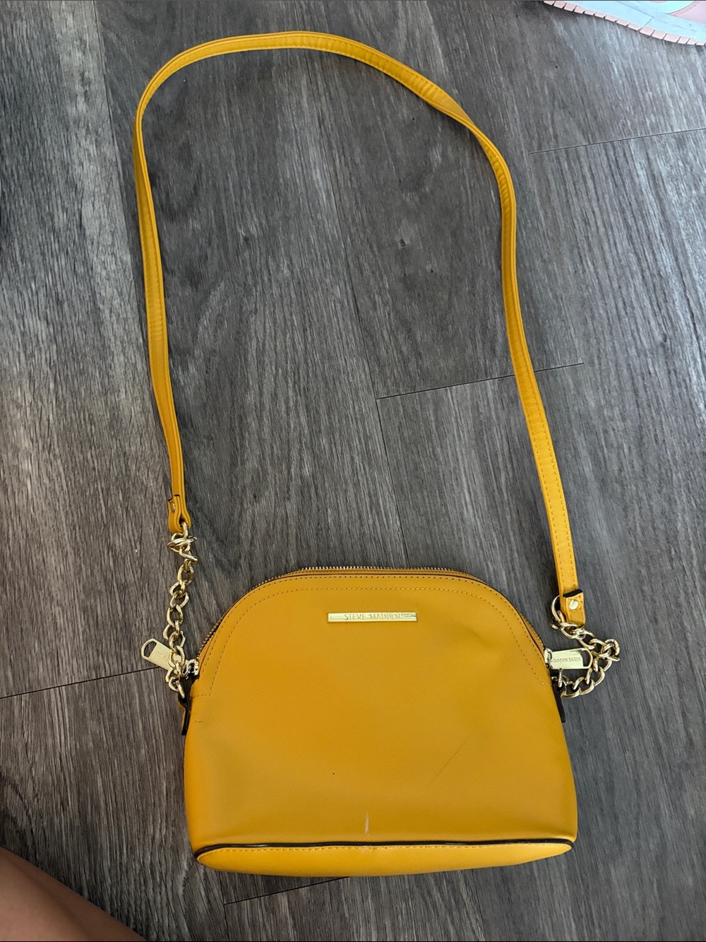 Steve Madden Mustard Yellow Crossbody Bag